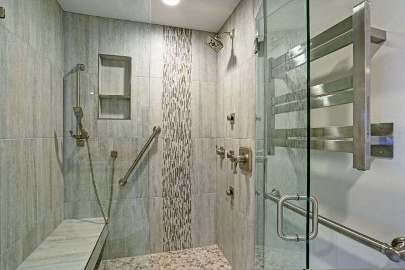 Tile-surround Shower